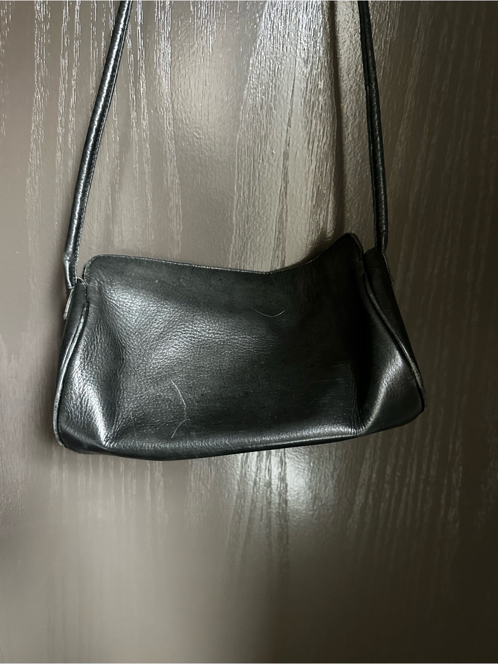 ARE Studio Leather Crossbody Navy